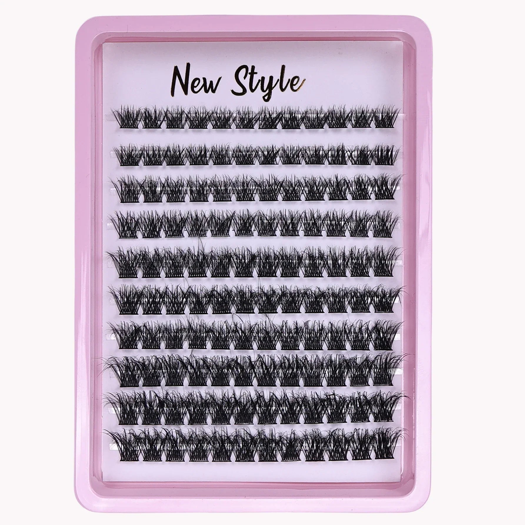 120pcs Cluster Lashes 10-16mm | Wispy D Curl Fluffy Individual Eyelashes for Natural Look