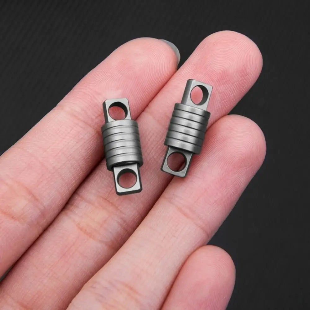 Quick Release 360° Titanium Keychain Swivel | Mini Spinner Buckle Holder