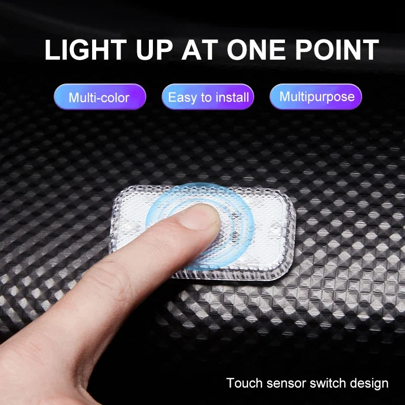 Mini Wireless Car LED Touch Light | USB Rechargeable Interior Reading Lamp