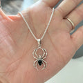 Spider Pendant Necklace | Unisex Punk Animal Jewelry for Hip Hop Style