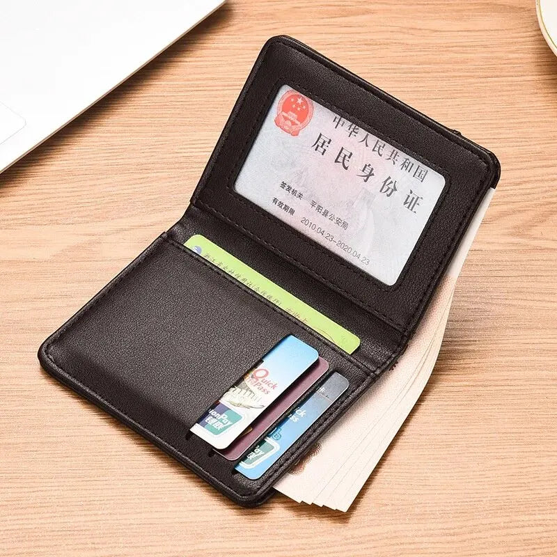 Ultra Thin Men's Wallet | Vertical Small Card Holder