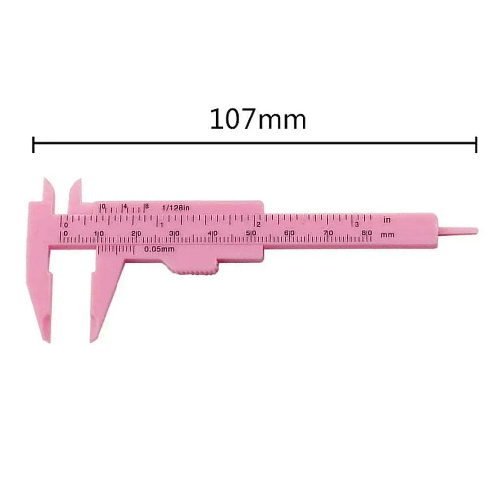 Student Plastic Vernier Caliper 0-80mm | Precision Measuring Tool for Students and DIY