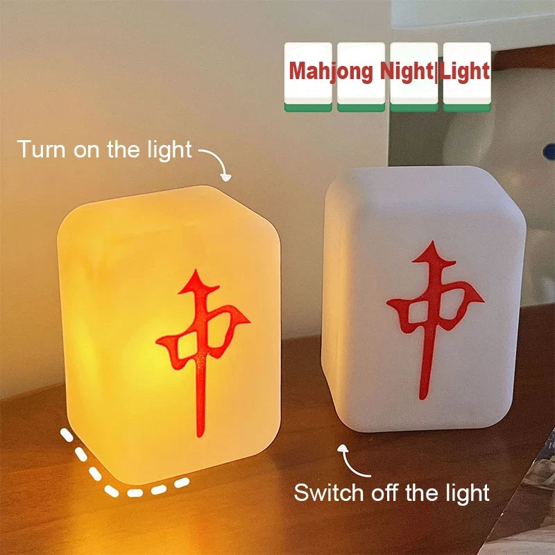 Mahjong Night Light | Soft LED Sleep Light with Eye Protection