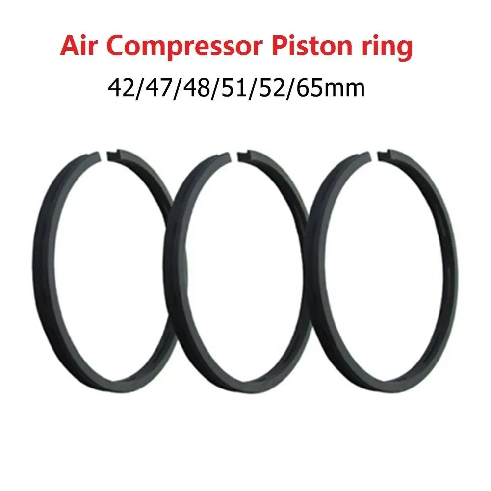 3pcs Piston Rings Set for Air Compressor | Pneumatic Cylinder Replacement Kit