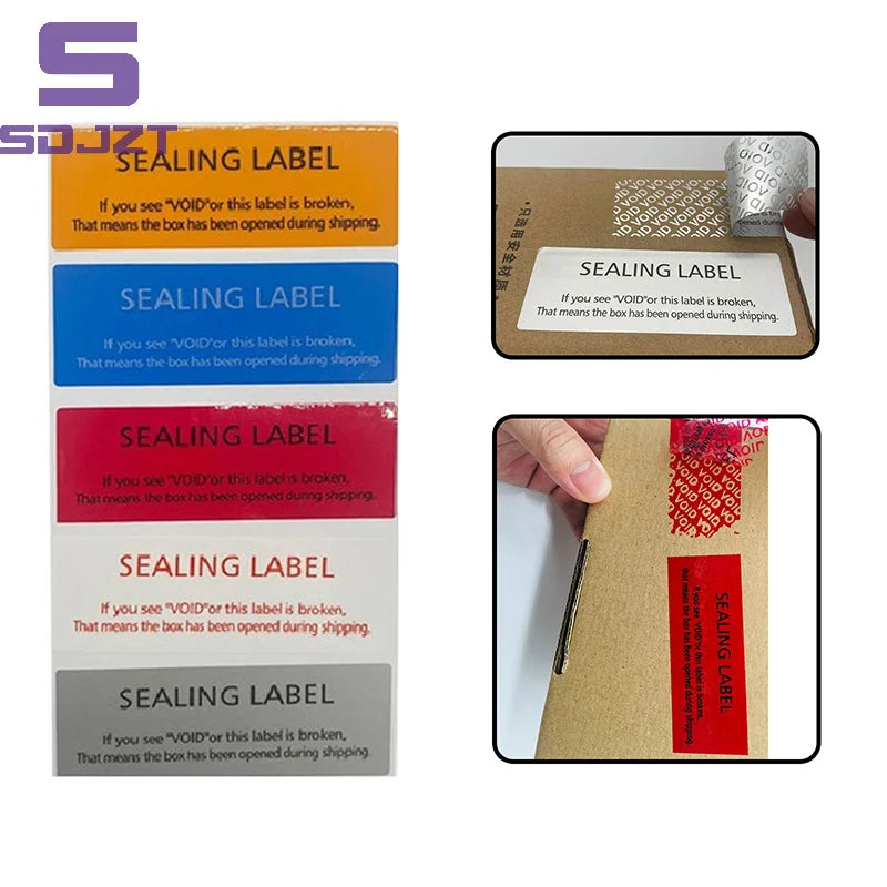 50Pcs Tamper Proof Warranty Void Labels | Security Seal Stickers for Product Protection