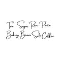 Kitchen Canister Labels Sticker Set | Waterproof Vinyl Decals for Tea Coffee Sugar