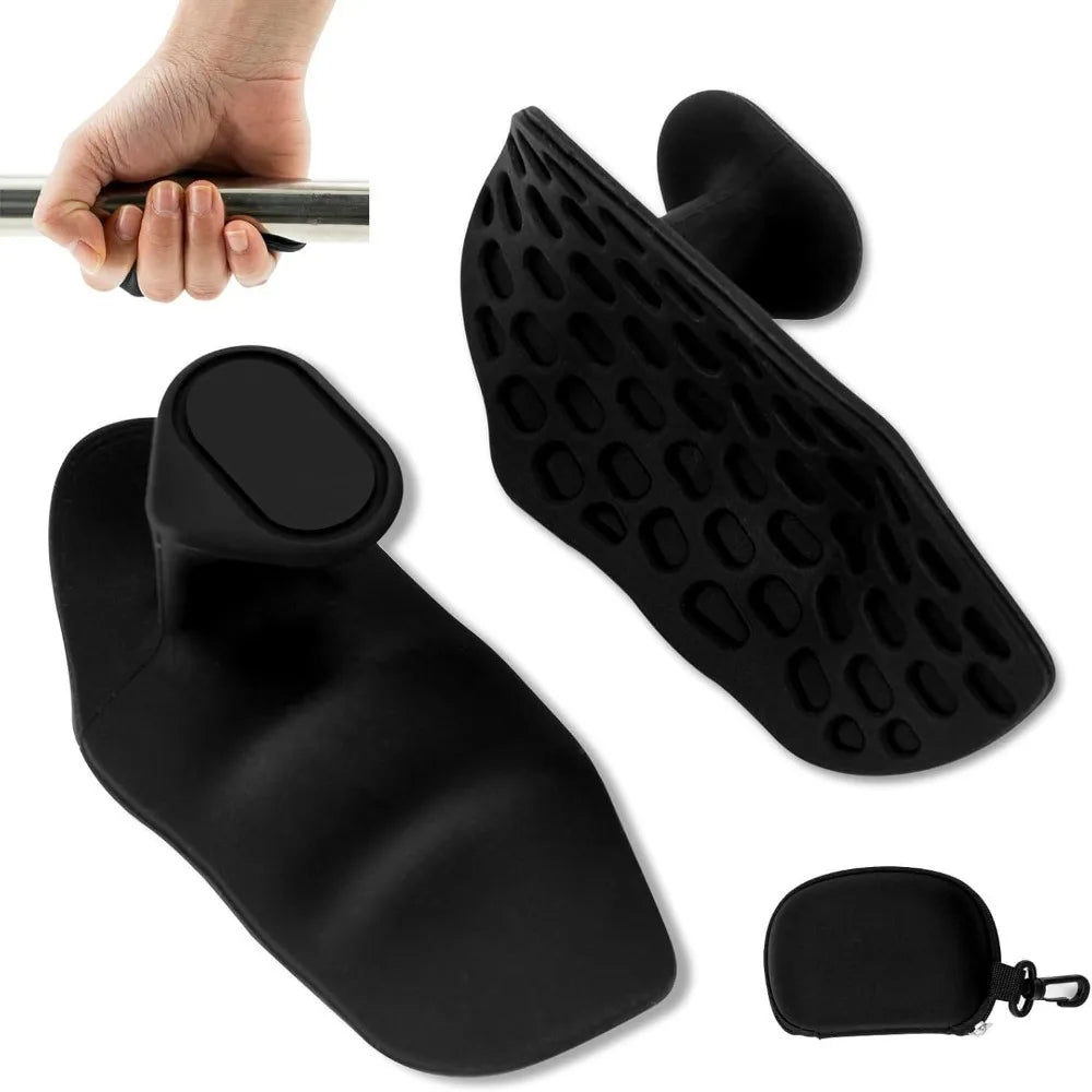 Anti Slip Grip Strengthener | Breathable Fingerless Hand Gripper for Dumbbell Lifting