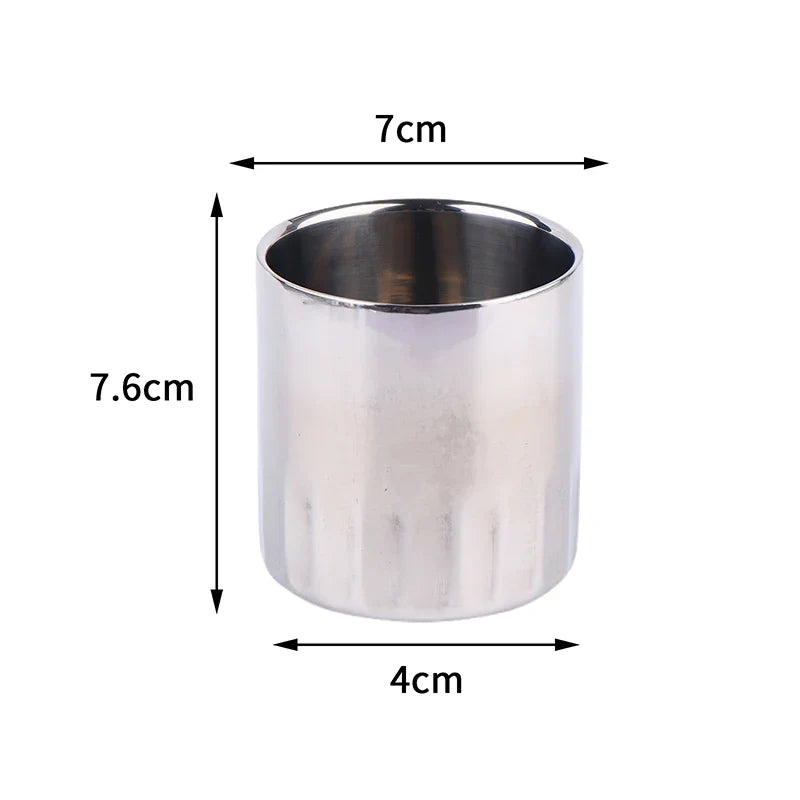 Stainless Steel Double Wall Insulated Mugs | Heat Retaining Drinking Cups