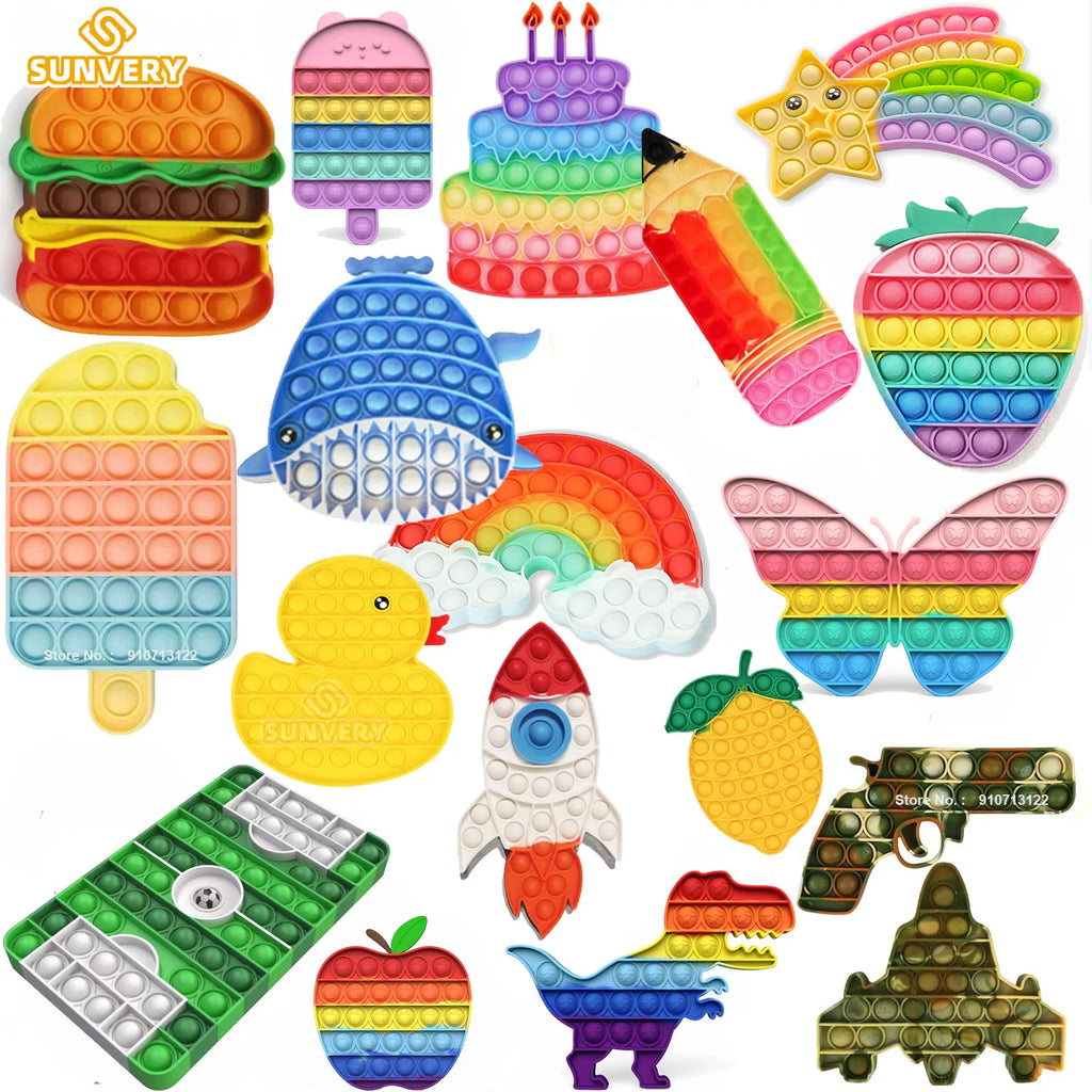 Animal Pop Bubble Fidget Toy | Push Sensory Stress Relief Game