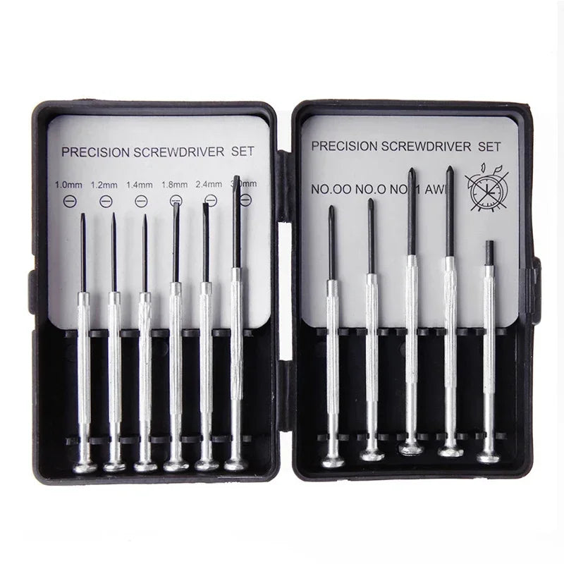 11-Piece Micro Precision Screwdriver Set | Watch and Jewelry Repair Kit