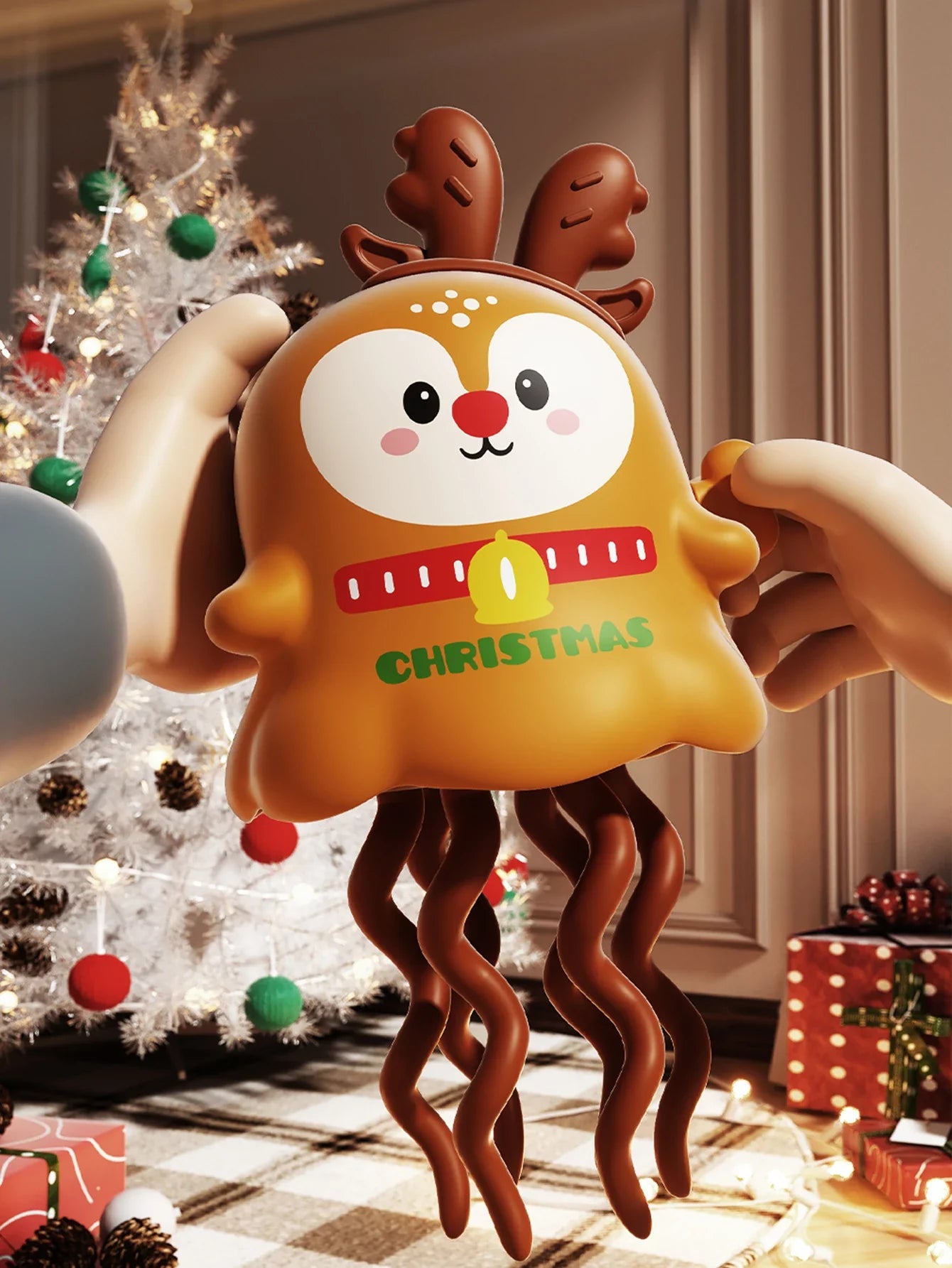 Magical Dancing Christmas Snowman or Elk Toy | Festive Wind-Up Clockwork Decoration