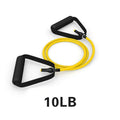 5 Level Resistance Band Set | Elastic Pull Rope with Handles for Home Strength Training