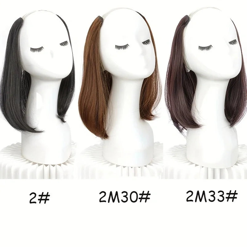 Clip In Hair Pieces for Volume | Straight Synthetic Hair Extensions for Women