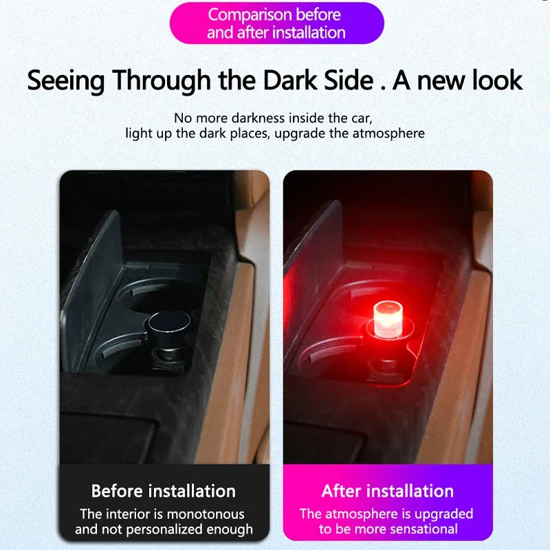 Mini USB RGB Night Light | Interior Ambient LED Decorative Lamp