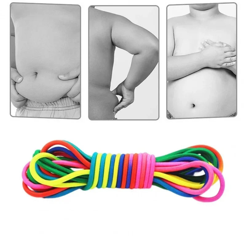 Super Elastic Jump Rope | Adjustable Rubber Jump Rope Strap for Kids and Group Play