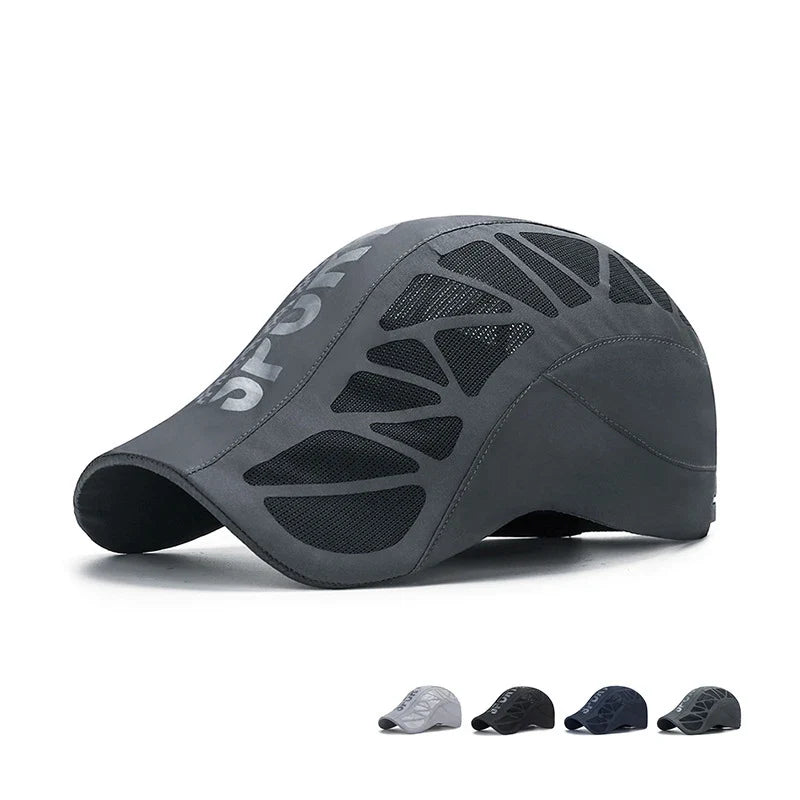 Summer Sport Alphabet Hat | Breathable Mesh Sun Cap for Men