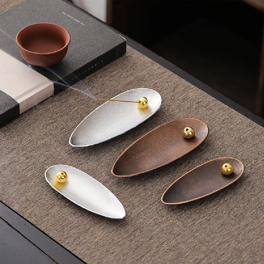 Alloy Copper Bead Incense Holder | Zen Tea Ceremony Incense Burner