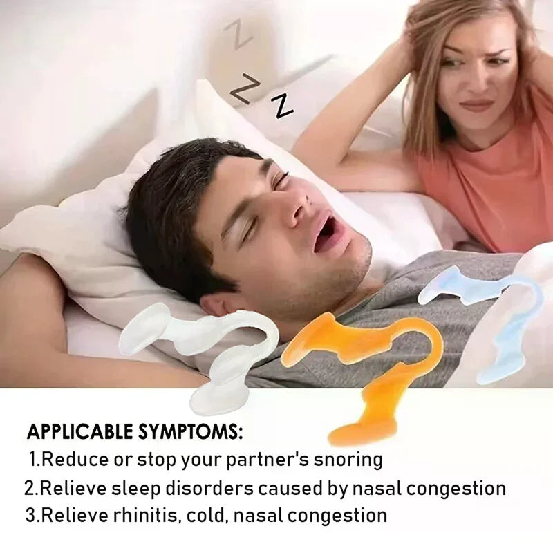 10Pcs Anti Snoring Nose Dilator | Silicone Nasal Clip for Better Breathing
