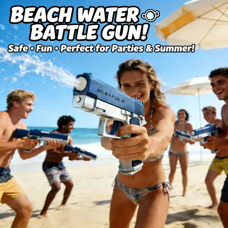 Rechargeable Automatic & Manual Electric Water Gun | 32 FT Range for Kids & Adults