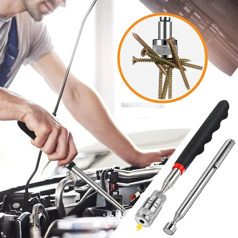 Mini Portable Telescopic Magnet Pen | Extendable Pick Up Tool for Nuts and Bolts