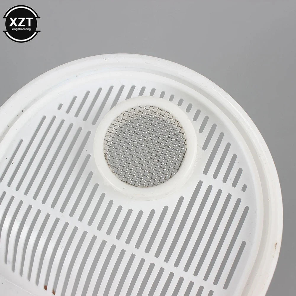 Portable Plastic Rice Cleaning Sieve | Hands-Free Kitchen Tool