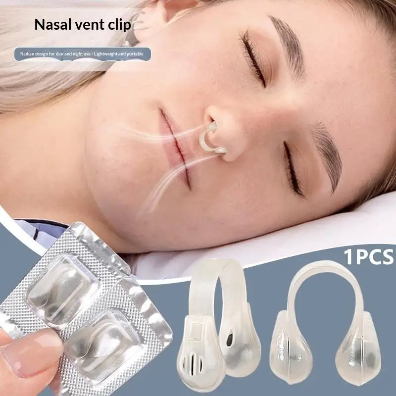 Silicone Anti Snore Nose Clip | Nasal Dilator for Better Sleep
