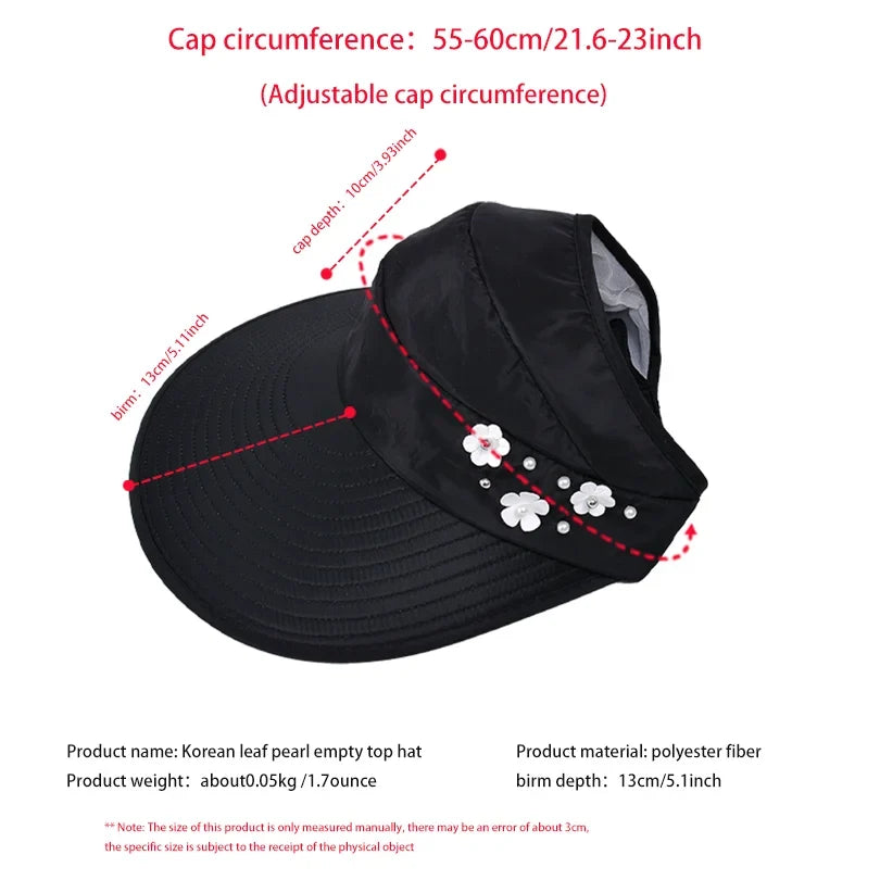 Sun Protection Hat for Women | Foldable UV Guard Visor