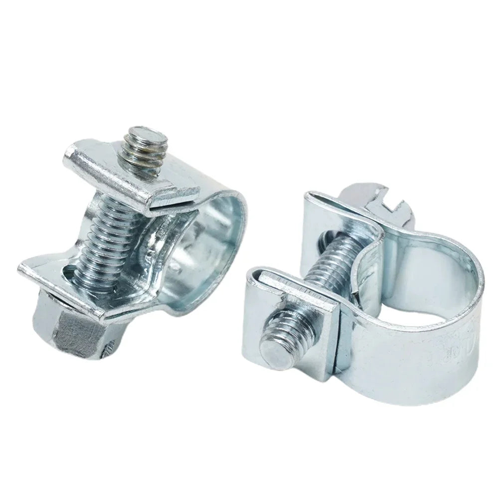 10pcs Stainless Steel Hose Clamp Set | Multipurpose Fuel Line and Water Pipe Clips