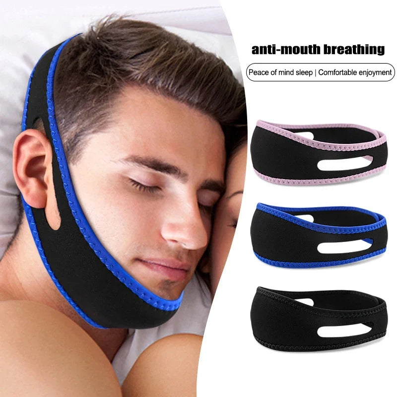Anti Snore Chin Strap | Breathable Nylon Snoring Belt for Better Sleep
