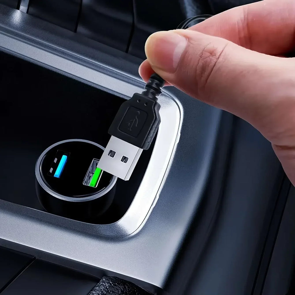 3M USB Blue LED Car Interior Atmosphere Light Strip | Flexible EL Cool Neon Light for DIY Automotive