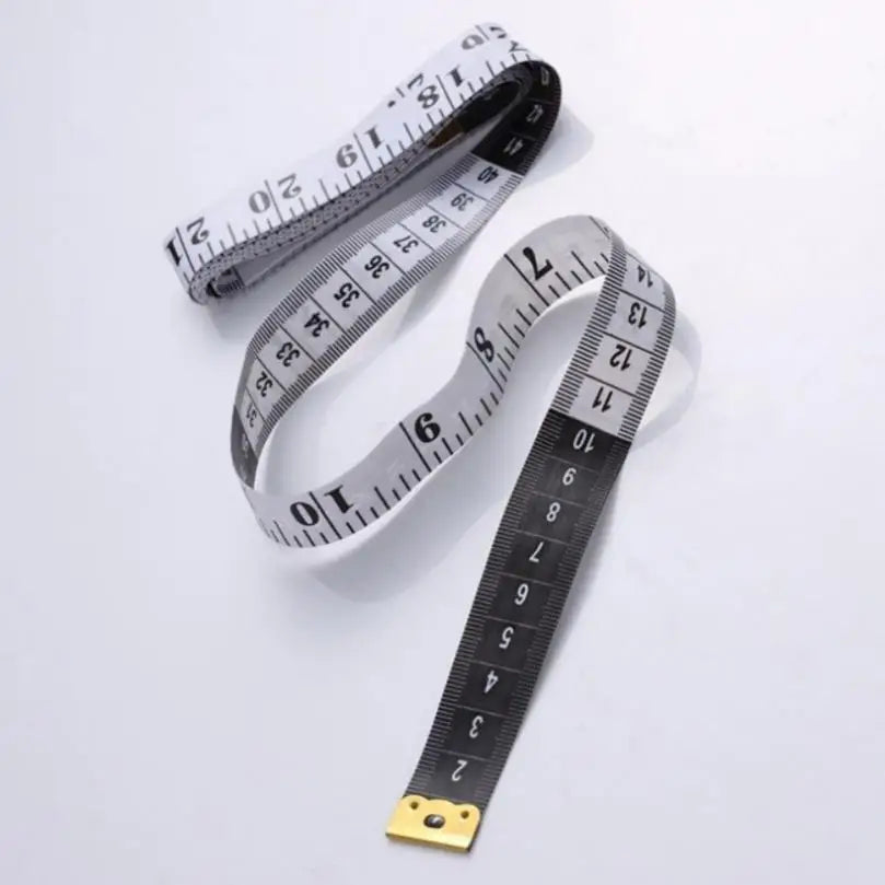 Portable Fiberglass Tape Measure 2-Pack | Soft Flexible Body Measuring Tool
