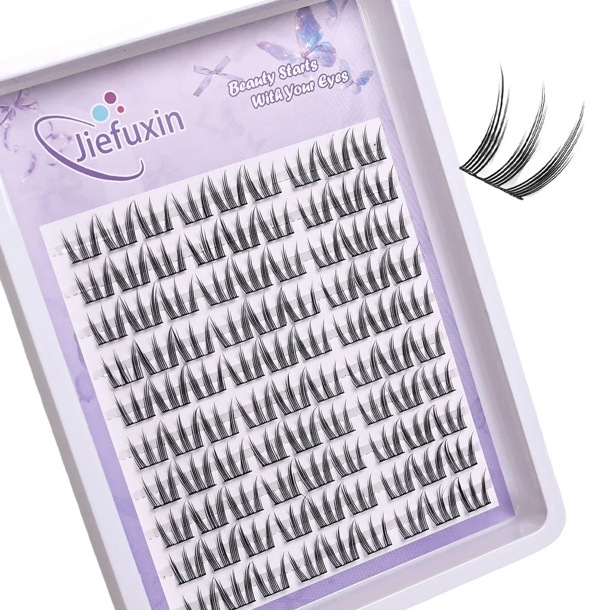 DIY Lashes Extension Kit | Cute Cat Paw False Eyelashes for Enlarged Eyes