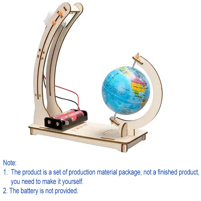 Day Night Globe STEM Kit | DIY Educational Science Toy for Kids 14+