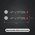 2Pcs Car Wiper Sticker Set | Waterproof PU Decals for MG Models