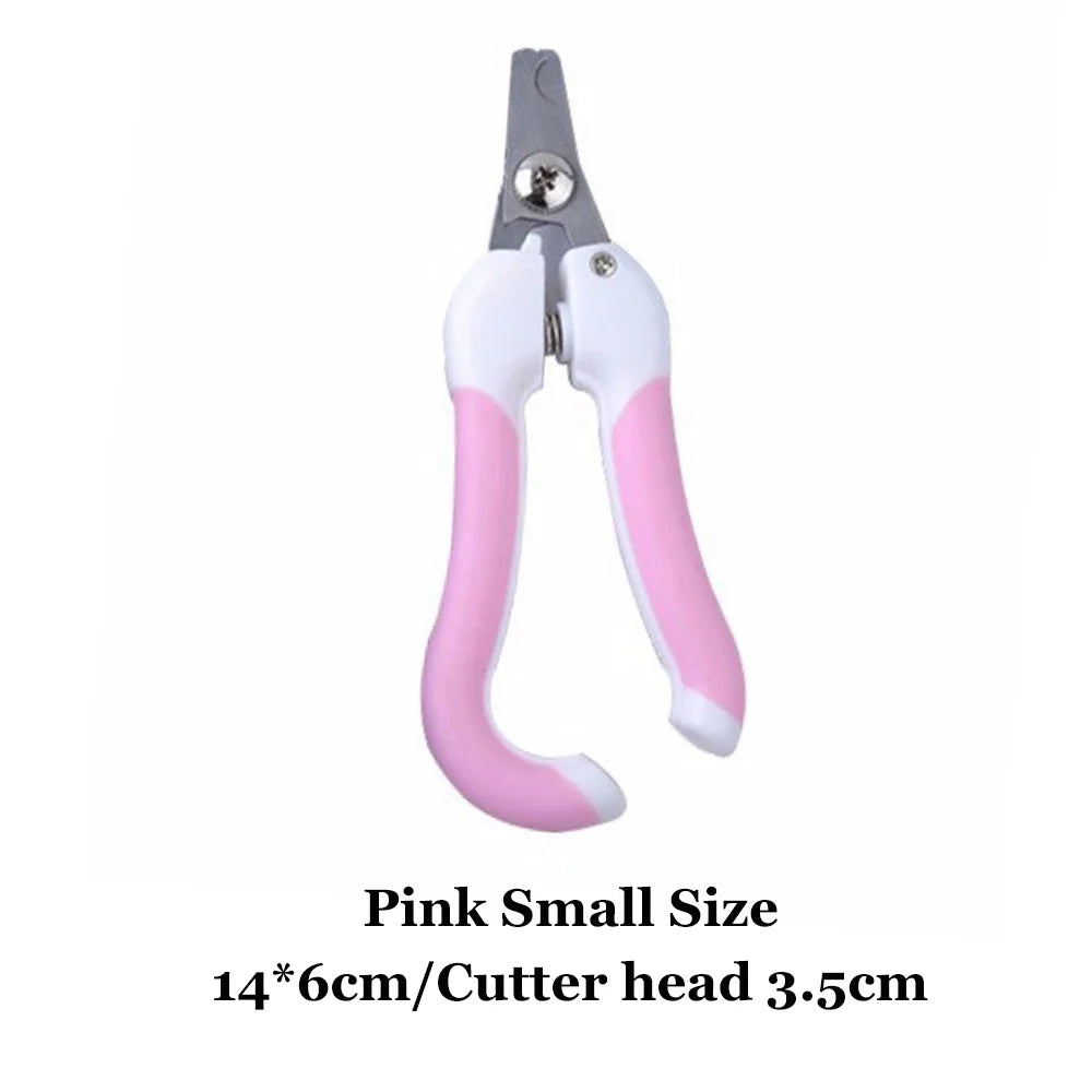 Professional Pet Nail Clippers for Dogs and Cats | Stainless Steel Two-Color Design