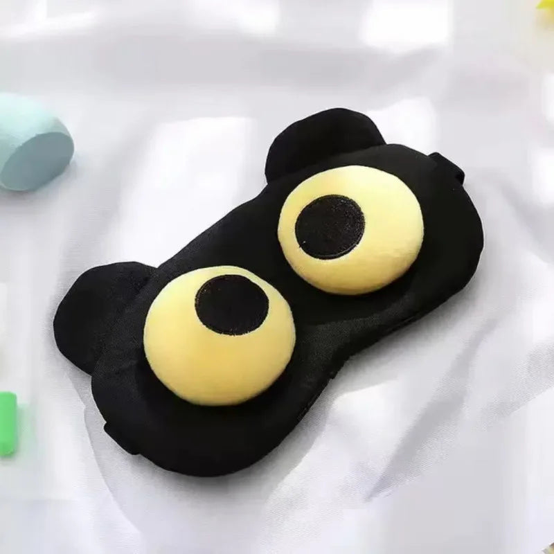 Funny Sleep Mask for Men Women | Light Blocking Eye Cover for Travel and Nap