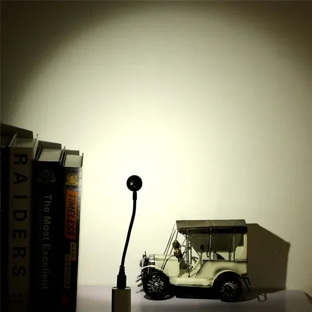 USB Sunset Projection Lamp | Rainbow Atmosphere Night Light for Photography and Room Decor