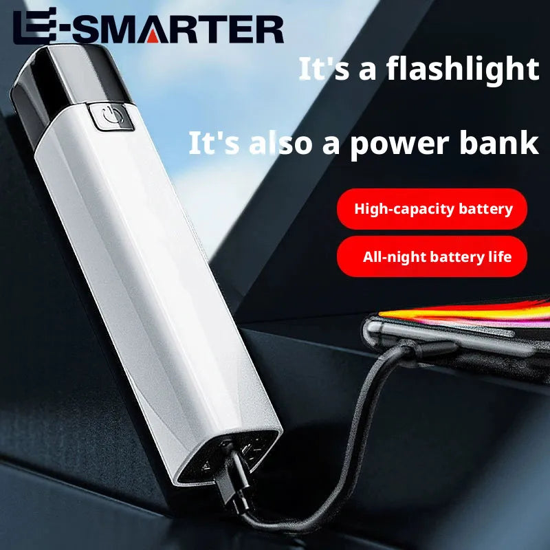 Super Bright LED Flashlight | USB Rechargeable 18650 Torch for Outdoor Use