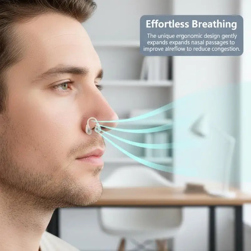 Silicone Anti Snore Nose Clip | Nasal Dilator for Better Sleep