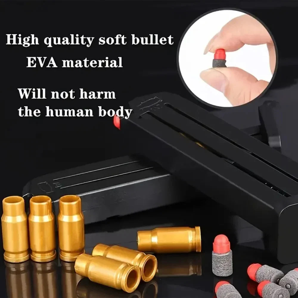 Soft EVA Foam Bullets for Toy Guns | Safe Shell Ejecting Ammo for Kids