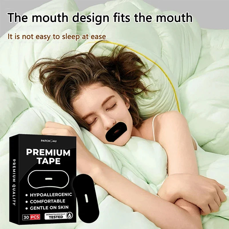 30 Pcs Anti Snoring Mouth Tape for Better Sleep | Medical Grade Nasal Strips