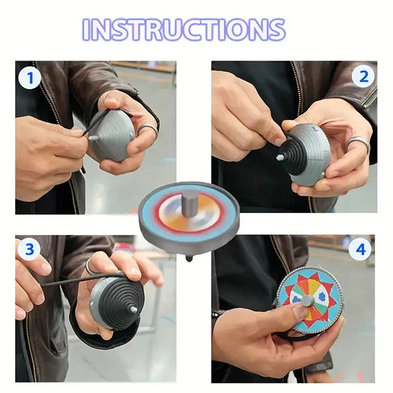 3D Printed Gyroscope Spinning Top Toy | Stress Relief Rotating Toy