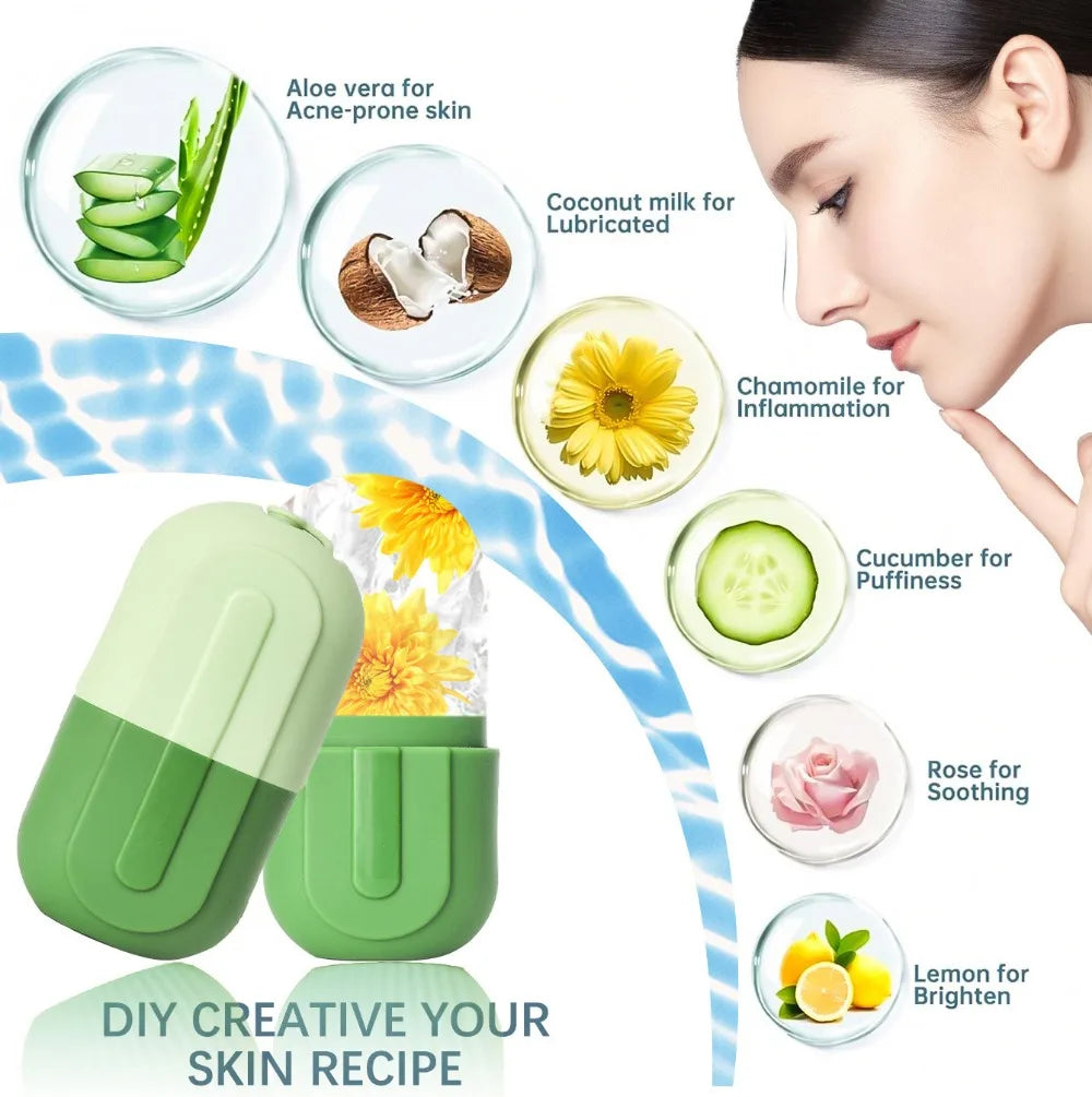 Silicone Ice Roller for Face | Facial Lifting and Contouring Tool