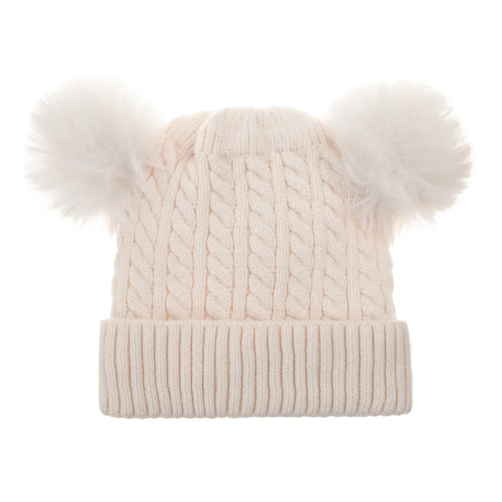 Baby Knotted Turban Hat | Warm Fleece Lined Beanie for Infants