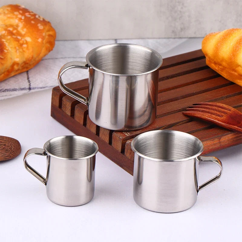 Stainless Steel Coffee Mug with Handle | Unbreakable Travel Cup