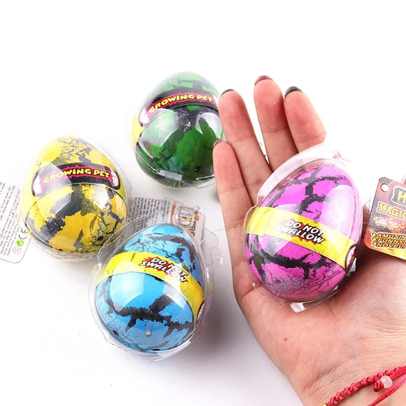 4PCS Magic Hatching Dinosaur Eggs | Water Grow Animal Science Toy