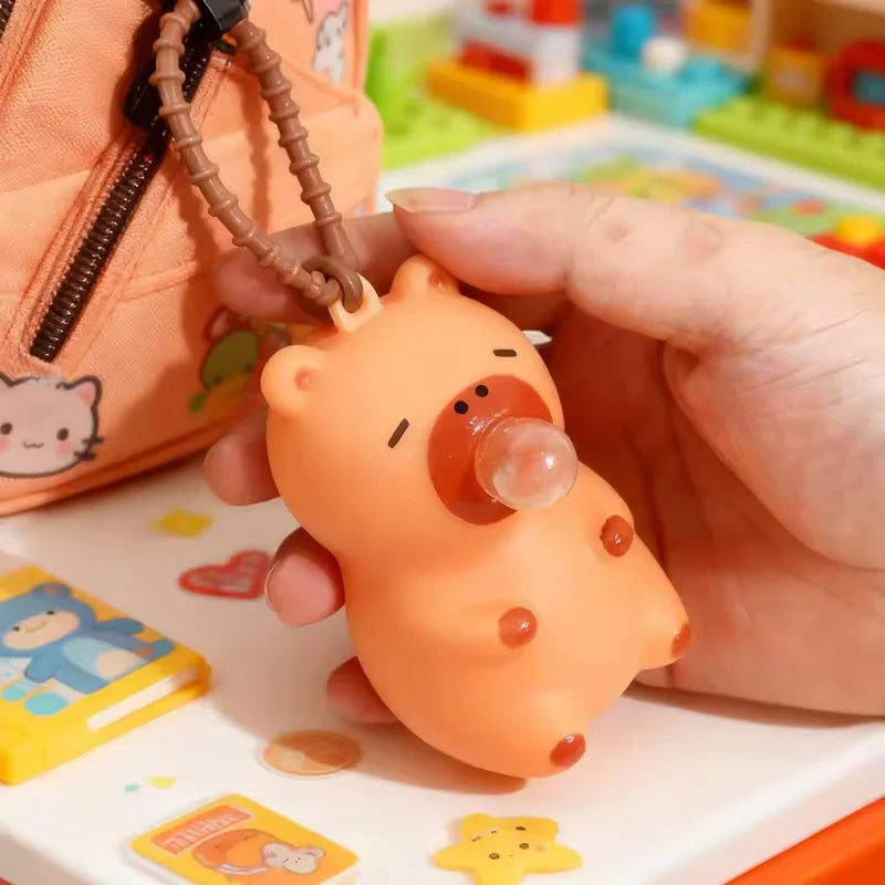 Capybara Bubble Spit Fidget Toy | Stress Relief Squeeze for Kids and Adults