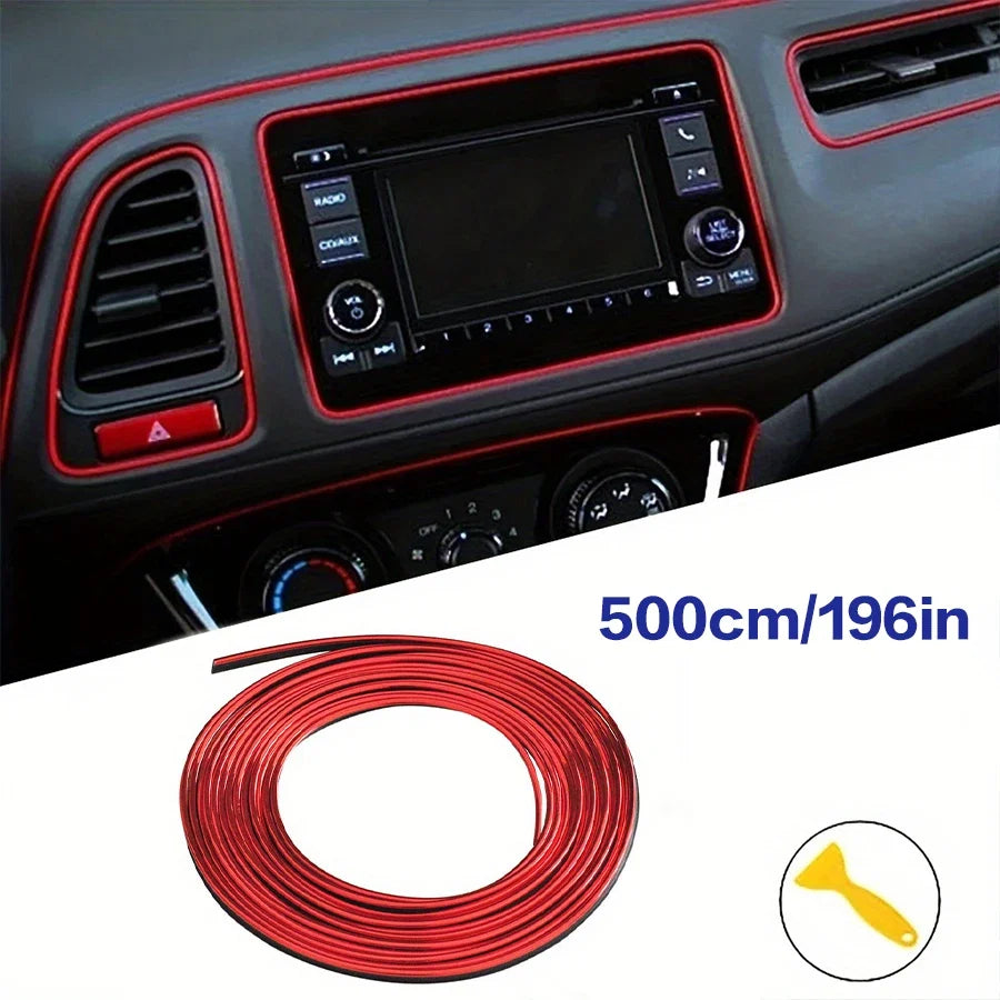 Car Interior Trim Strip | Easy Dash Decoration and Styling Accessory