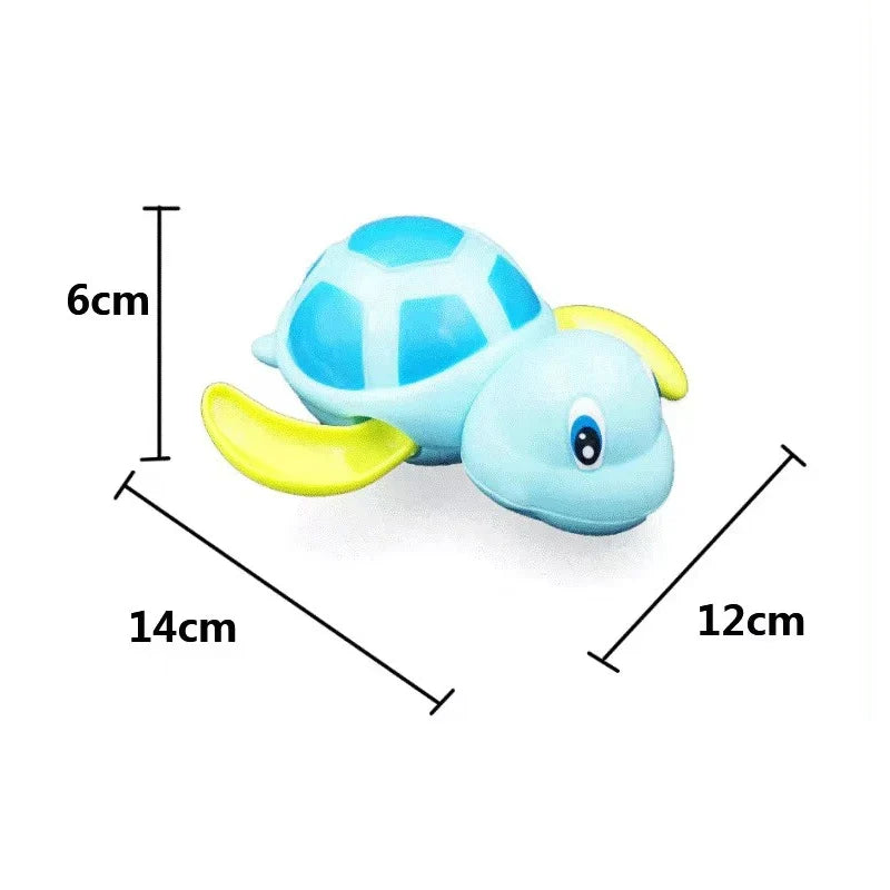 Wind-Up Turtle Bath Toy | Clockwork Swimming Turtle for Kids