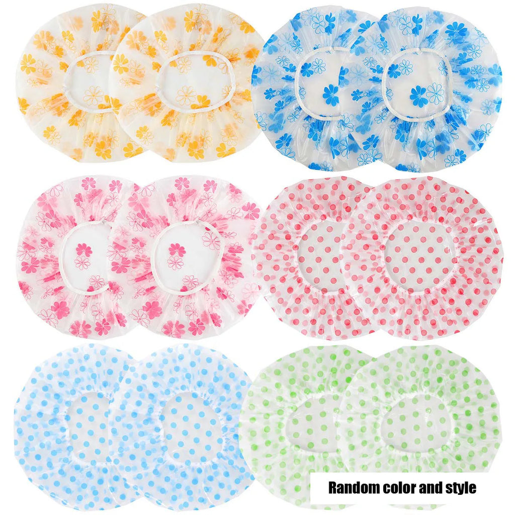 Shower Cap for Long Hair | Waterproof Reusable Hair Cover
